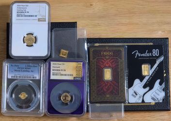 🔥 5+ Gram Gold Lot – 2026 Niue NGC PF70 Gold + Geiger + PAMP Fender 80th Anniversary