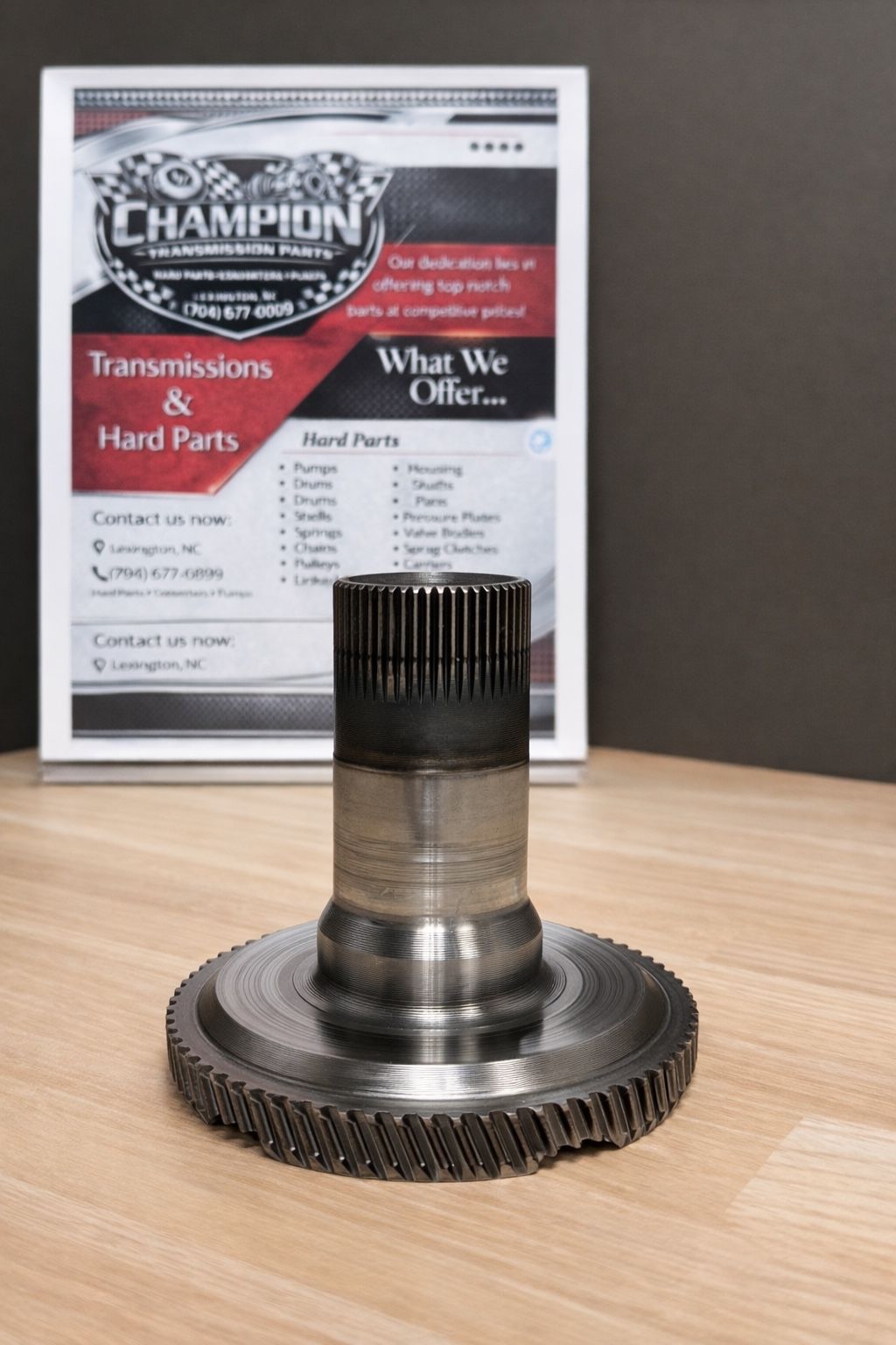 Reaction Carrier Hub With Shaft.