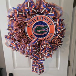 Florida Gator Wreath