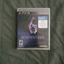 Resident Evil 6 For Playstation 3
