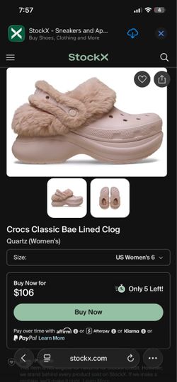 Crocs Classic Bae Lined Clog