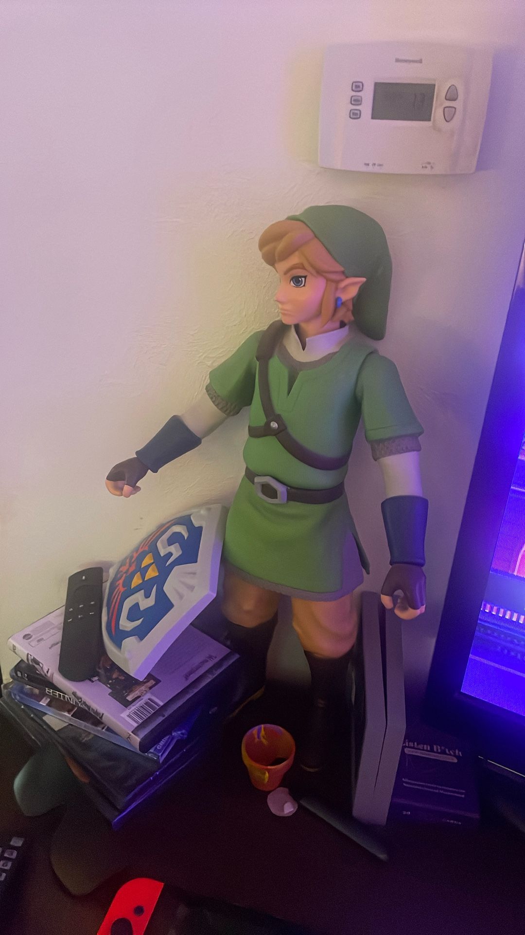 Link Figurine With Shield And Sword