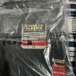 2 Jeans New Azul Y Negro Size 40/30 