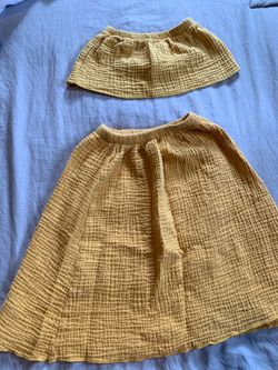 Gently used crop top dress 12-18 months