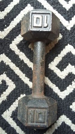 10 lbs. IRON MAN weight..