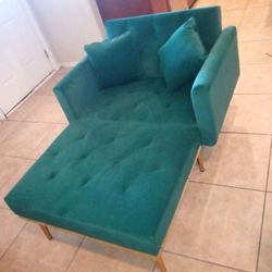 Nuevo Choose One Accent Chair With Ottoman Wingback Chair With Ottoman Chesterfield Tuft Furniture Orange Furniture Green Furniture Blue Furniture Vin
