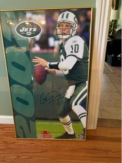 Chad Pennington signed poster