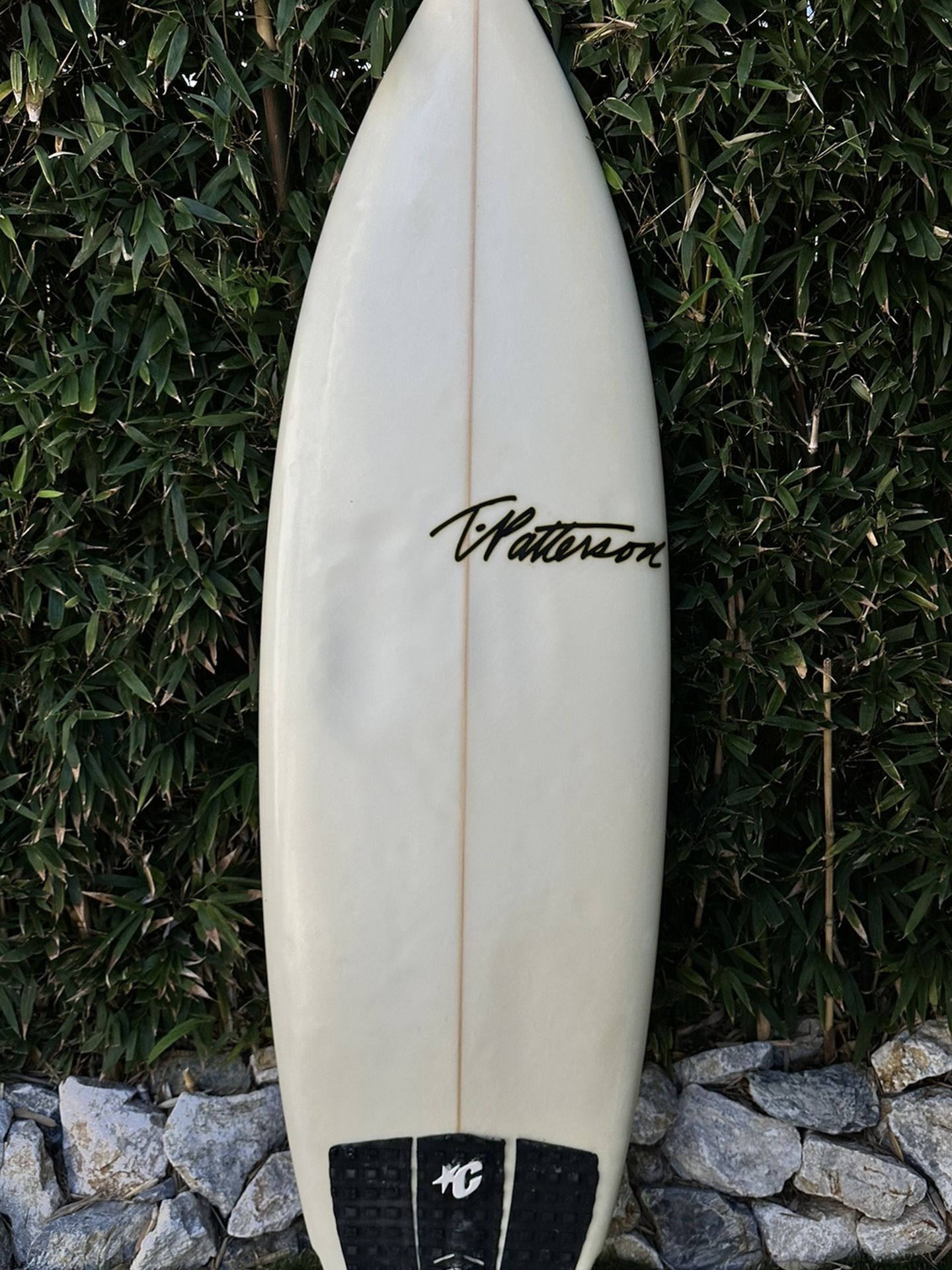 T. PATTERSON 5’8” Power Twin Fin Surfboard 