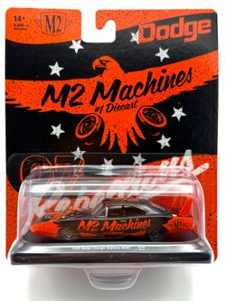 M2 1:64 Scale Diecast Model Car - 1969 Dodge Charger Daytona Hemi