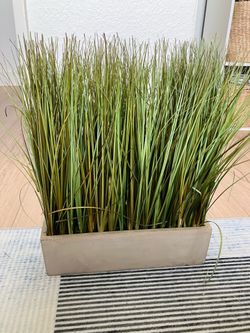 Artificial Potted Grass Plant