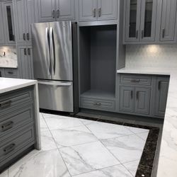 bathroom and kitchen 