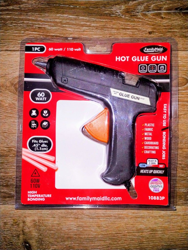 $5 new hot glue gun / nuevo pistola de pegamento caliente