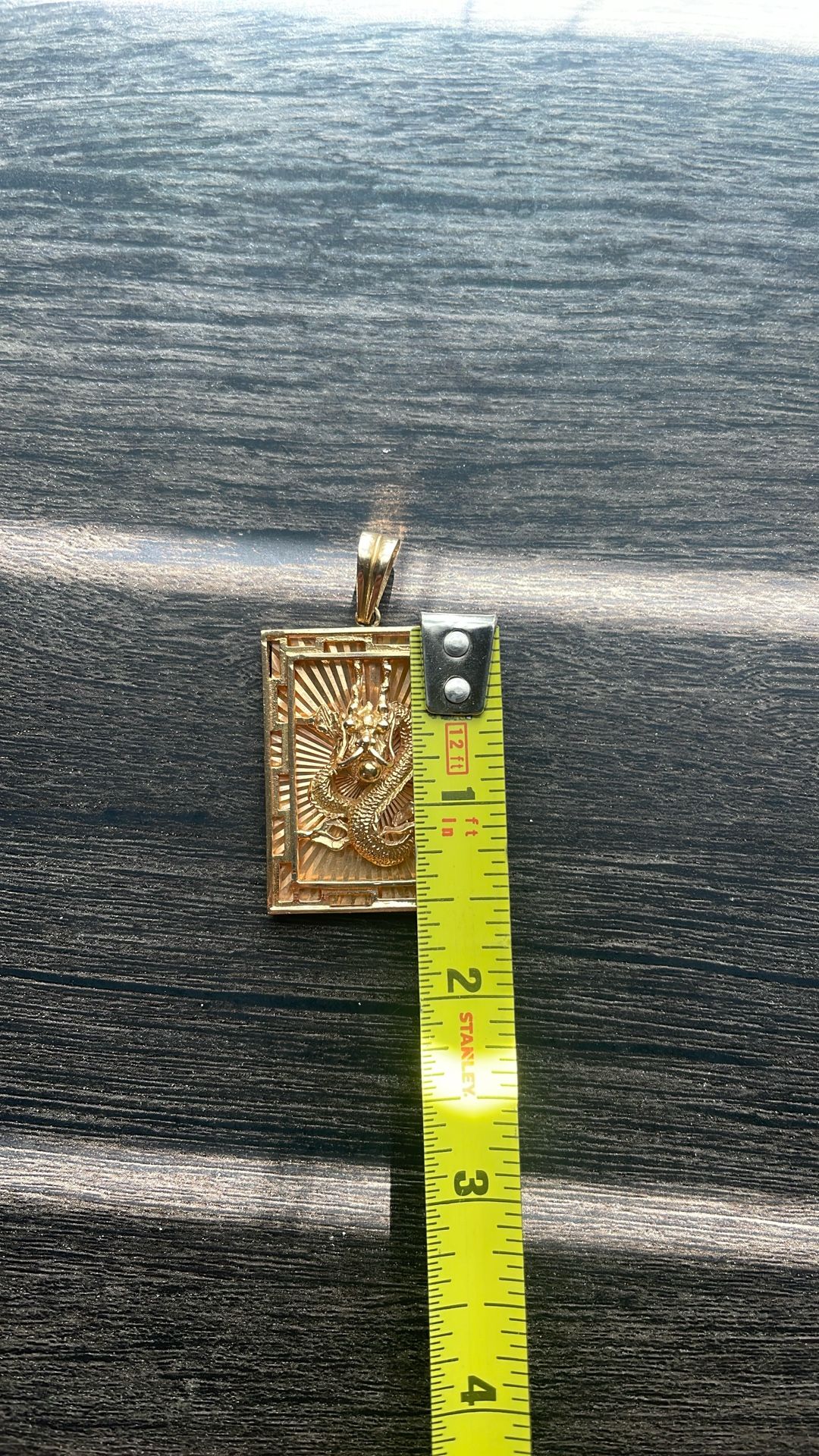 Gold Dragon Pendant