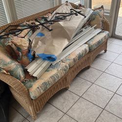 Rattan Bench