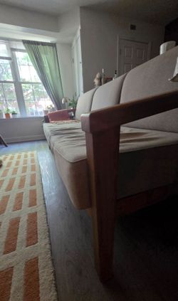 Atrani acacia wood sofa
