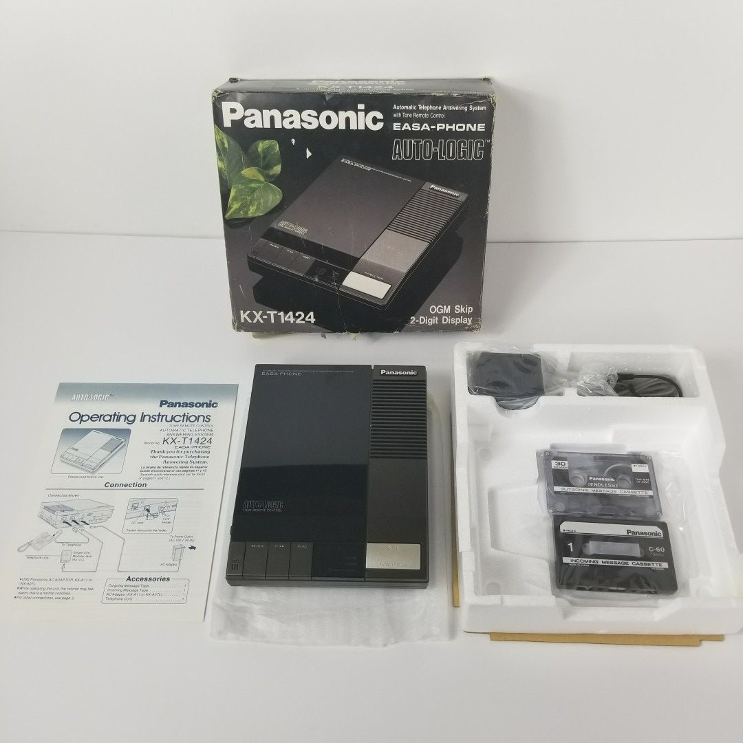 Panasonic Easa-phone Vintage Answering Machibg New Old Stock! $65 OBO