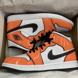 Jordan 1 Mid Turf Orange US8