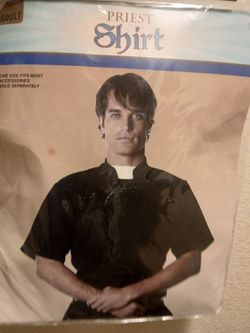 Haloween costume (Men's) 1 piece "PRIEST SHIRT)