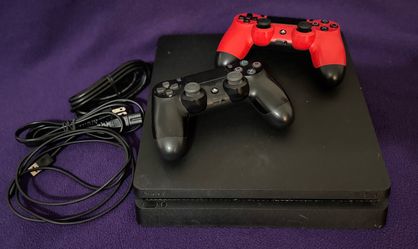 PS4 Slim 1TB Bundle + TV + 2 Controllers + FIFA 23 – Ready to Play