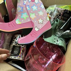 Little Cowgirl birthday Decor Box