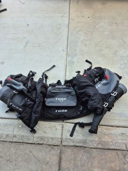 Tusk Highland X2 Rackless Motorcycle Luggage System