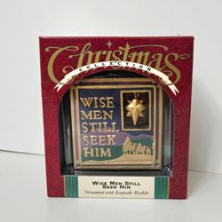 Vtg 1997 Zondervan "Wise Men Still Seek Him" Christmas Collection Ornament with Keepsake Book