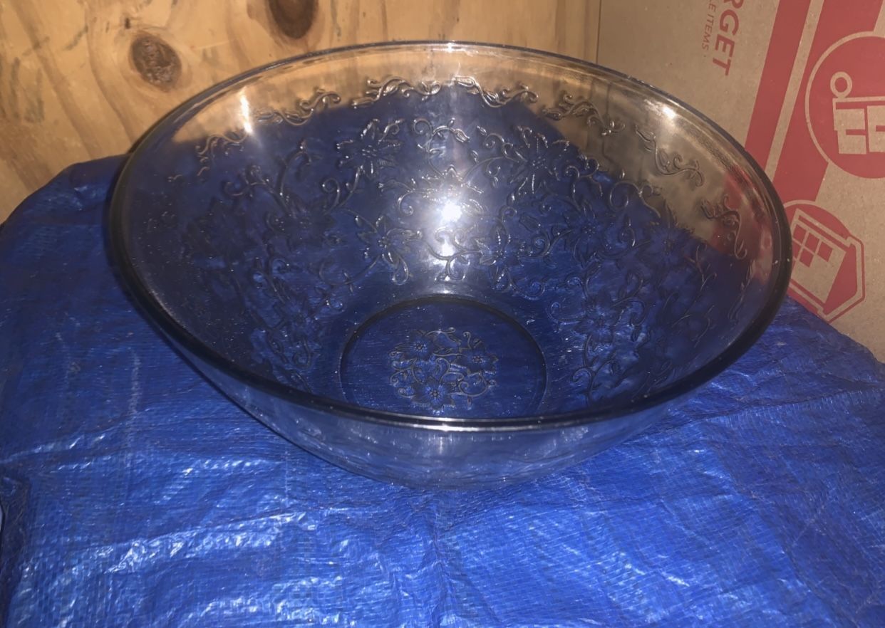 Princess House 4QT Glass Bowl (No Lid)