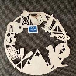 Brand New Camping/Cabin Wreath