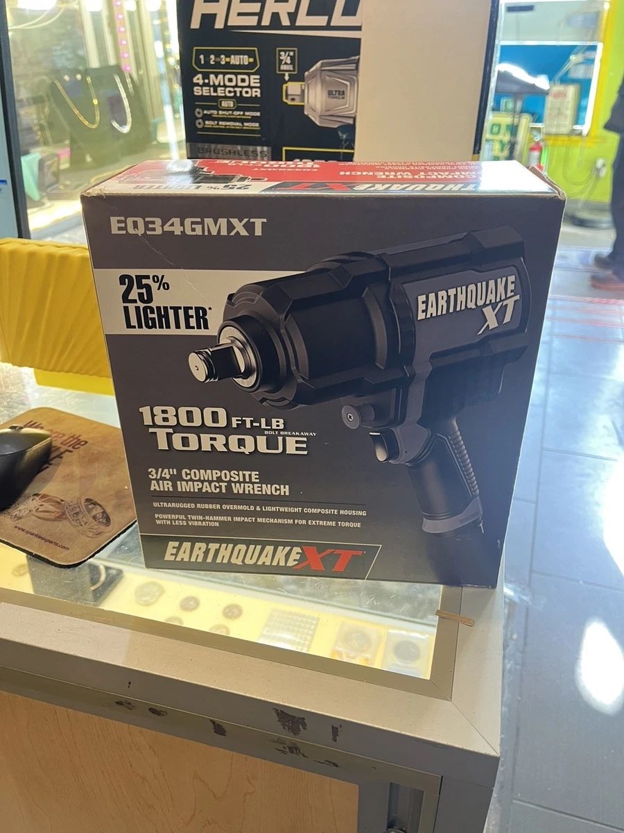 *** BRAND NEW *** EARTHQUAKE XT 3/4 in. Composite Air Impact Wrench, Twin Hammer, 1800 ft-lbs