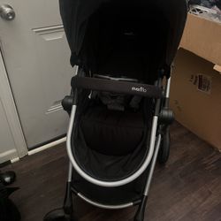 EVEN FLOW  STROLLER BLACK