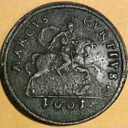 1601 Marcus Curtius Coin