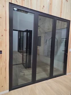 Brand New Aluminum Bi-Fold Patio Door Size 120 x 80