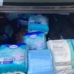 Wipes And Diapers And Pads