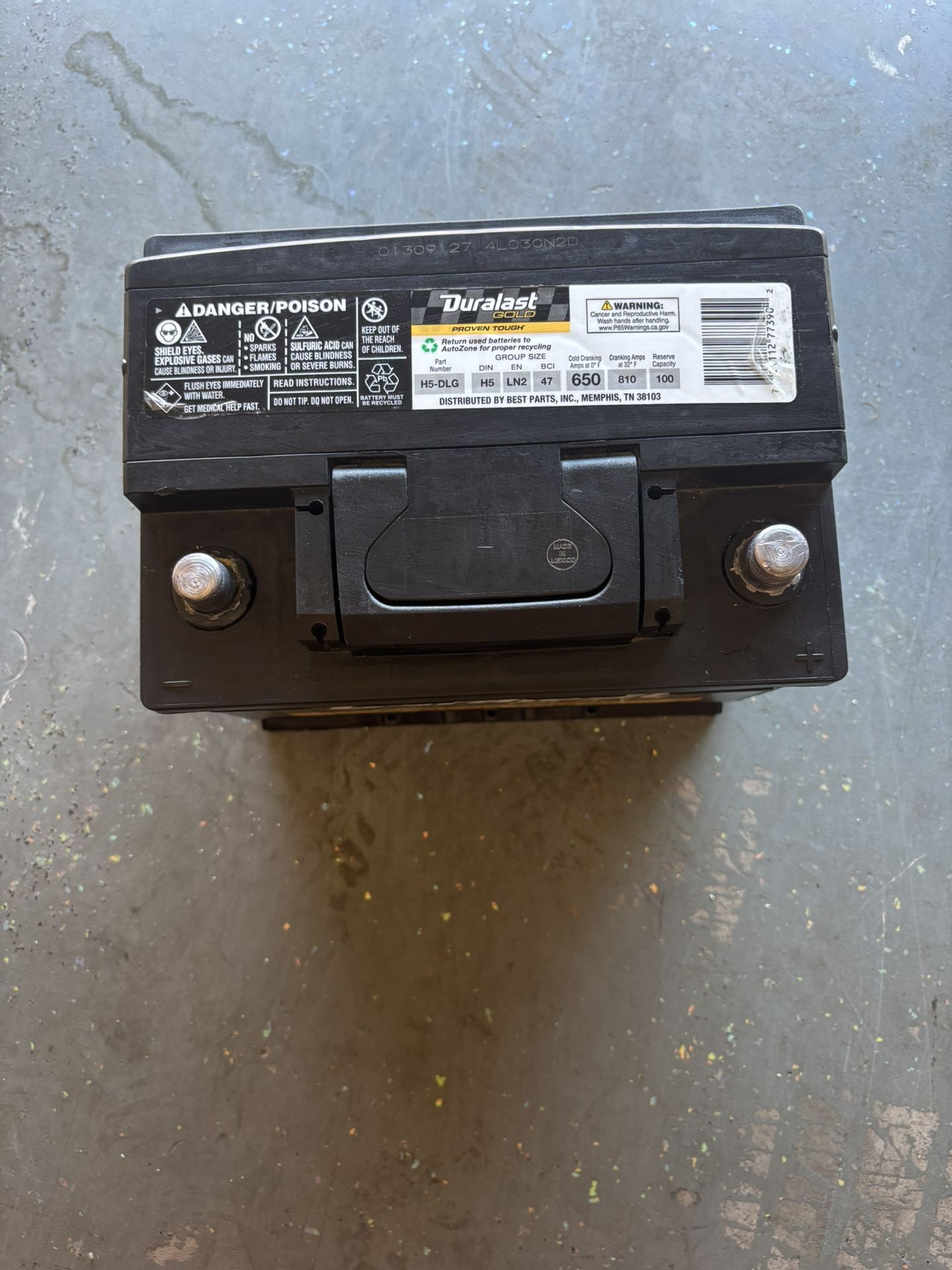 Duralast Gold Cr Battery