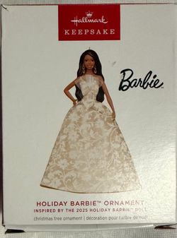 NEW OPEN BOX 2025 Hallmark Keepsake 11th Black Holiday Barbie Ornament – Christmas  Beautiful 2025 Hallmark Keepsake Black Holiday Barbie Christmas Or