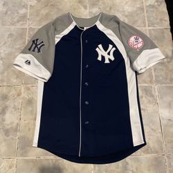 Vintage Majestic New York Yankees Derek Jeter #2 Stitched Jersey SZ S/M  MLB