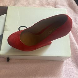 Platform Red Beautiful Shoes