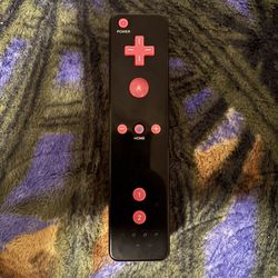 Custom Wii Remote / Controller (Black & Pink)