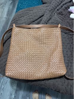 Quince woven leather  purse
