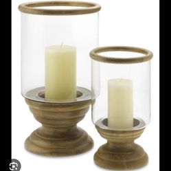 William Sonoma Hurricane Candle Holder 