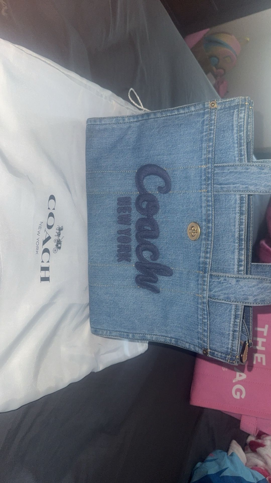 Coach Denim Meduim Bag