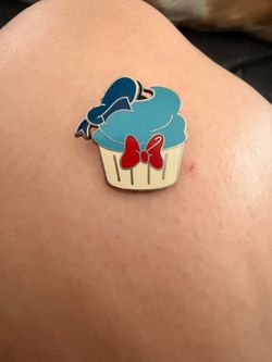 Disney blue cupcake pin