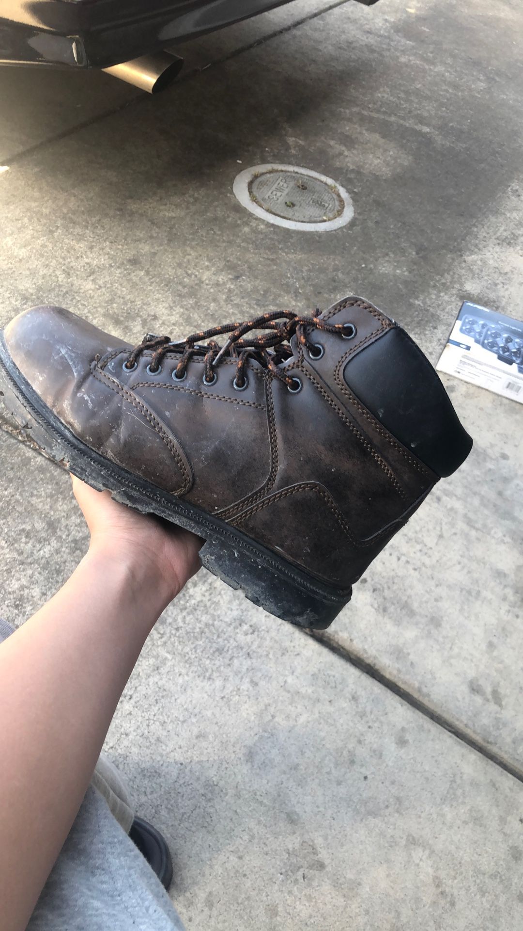 Brahma Work Boots Steel Toe