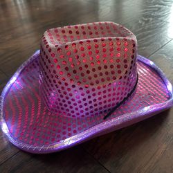 Light Up Pink Cowboy Hat