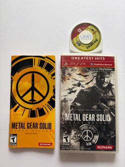 Metal gear peace walker psp