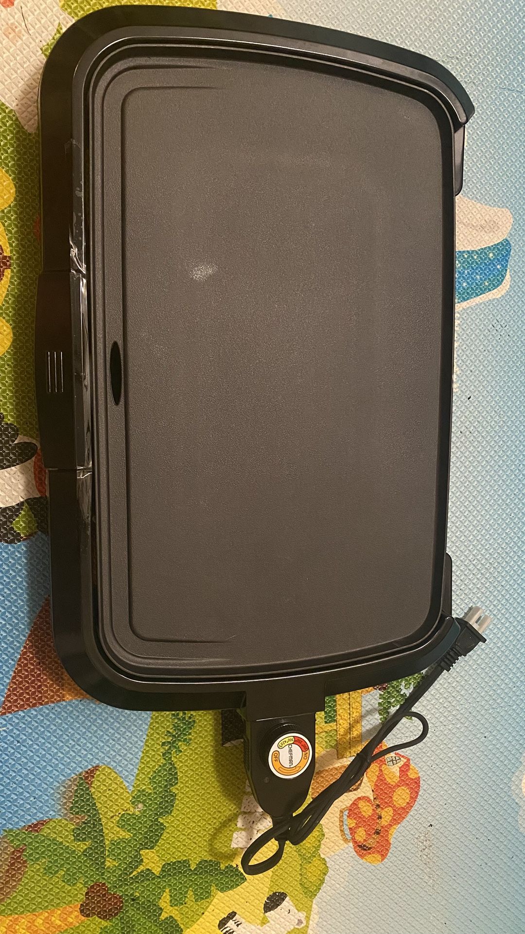 Chefman Electric Griddle, Fully Immersible and Dishwasher Safe Features, Adjustable Temperature Control Allows for Versatile Cooking and Removable Sli