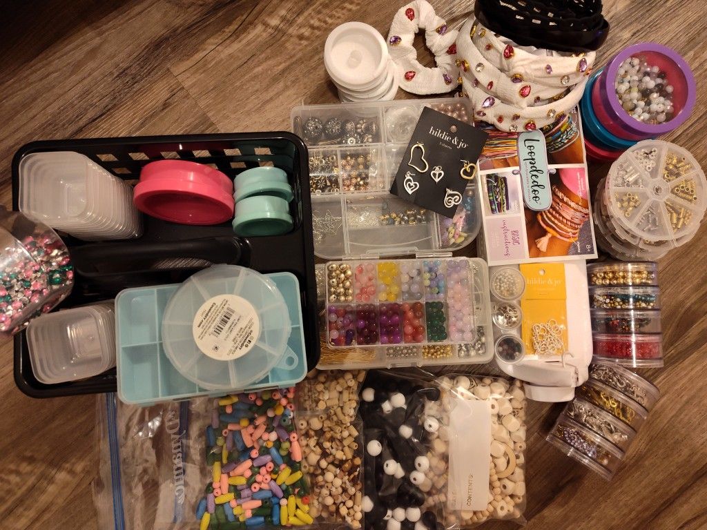 A LOT OF JEWELRY MAKING!!!