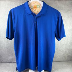 Grand Slam Performance Polo Shirt Men’s XXL Blue Short Sleeve Golf Casual