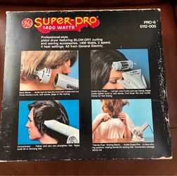 Vintage 70s hair blow dryer
