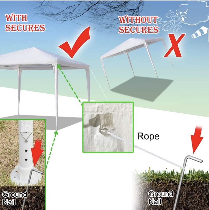 10 X 20 White Canopy